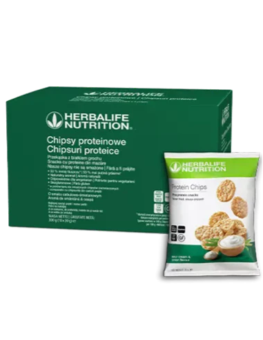 Chipsuri Proteice Herbalife – Aromă Smântână si Ceapă