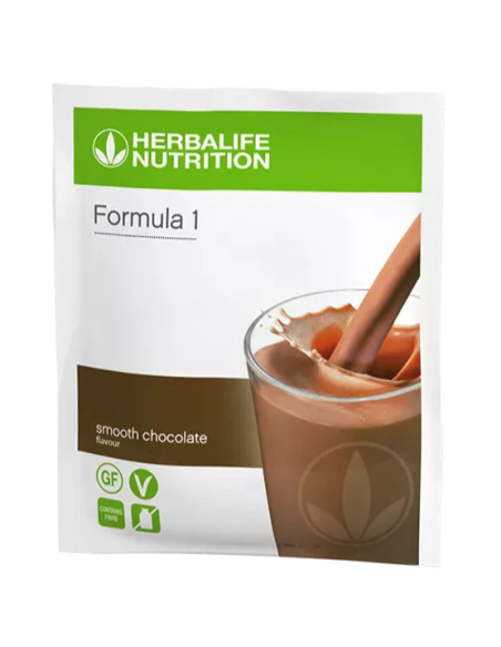 Formula 1 Shake Mix Nutritiv cu aromă de Ciocolată Fină – 7 Pliculețe