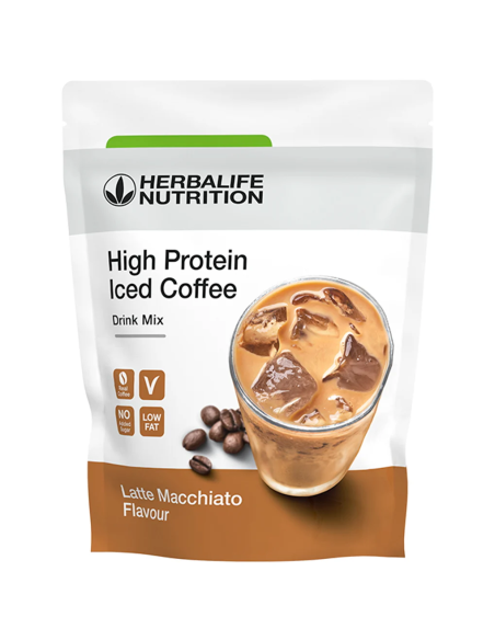 High Protein Iced Coffee Latte Macchiato – 308g