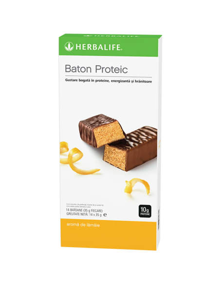 Batoane Proteice cu aromă de Lămâie – 14 Bucăți