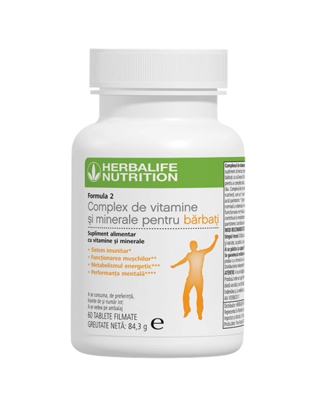 Formula 2 Complex de Vitamine și Minerale pentru bărbați