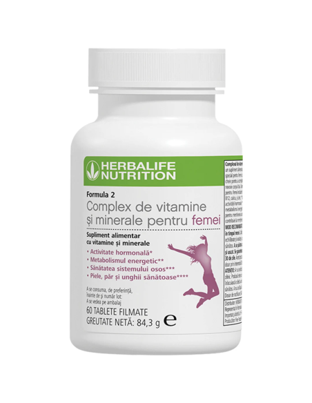 Formula 2 Complex de Vitamine și Minerale pentru femei